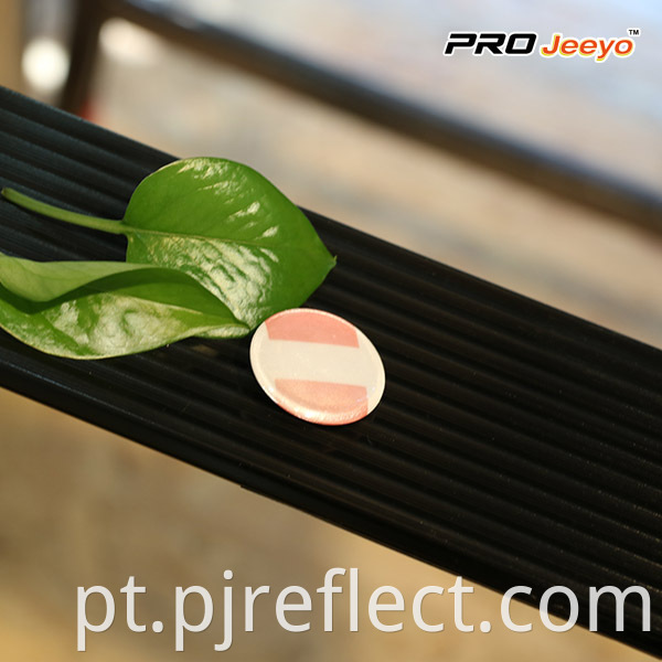 Reflective Plastic PVC Peru Flag Brooch Pin